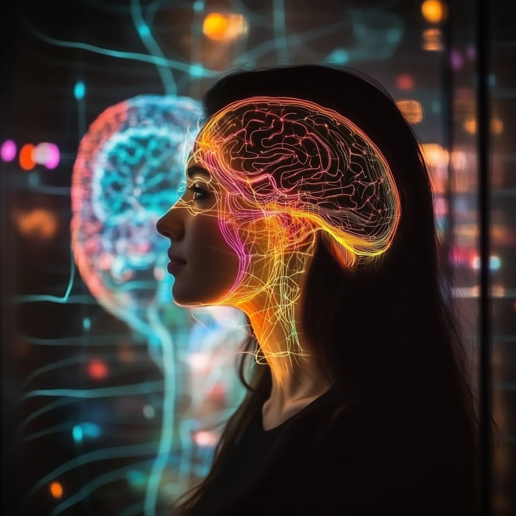 MJ Frau Gehirnforschung